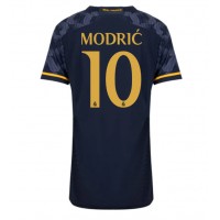 Camiseta Real Madrid Luka Modric #10 Visitante Equipación para mujer 2023-24 manga corta